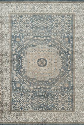 Loloi Century CQ-01 BLUE / SAND