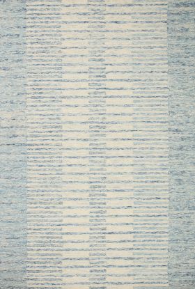 Chris Loves Julia X Loloi Chris CHR-01 Ivory / Denim