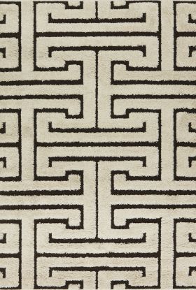 Loloi Enchant EN-28 IVORY / DARK BROWN