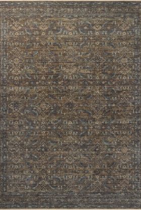 Loloi Heritage HER-14 Lagoon / Tobacco