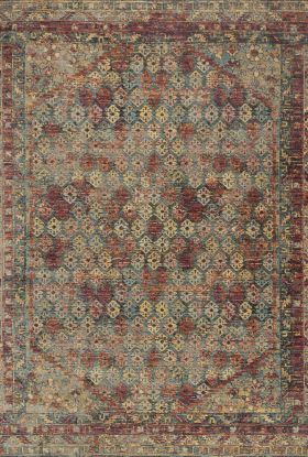 Loloi Javari JV-03 SLATE / BERRY