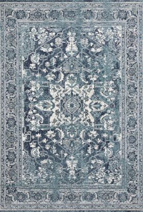 Loloi Joaquin JOA-01 OCEAN / IVORY 18" x 18" Sample