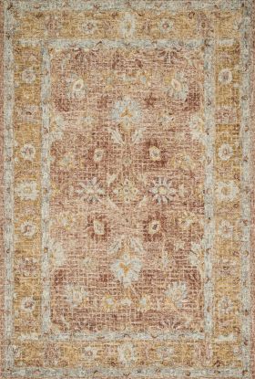 Loloi Julian JI-04 TERRACOTTA / GOLD