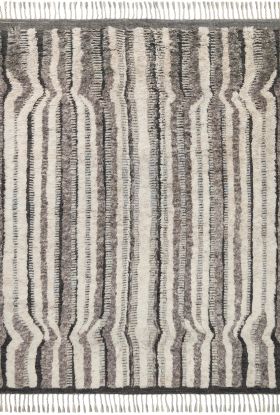 Loloi Khalid KF-03 Stone / Charcoal