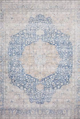 Loloi Layla LAY-07 BLUE / TANGERINE