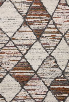 Loloi Levitt Shag LEV-05 Ivory / Fiesta