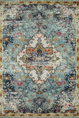 Loloi Nadia NN-04 BLUE / MIDNIGHT 18" x 18" Sample