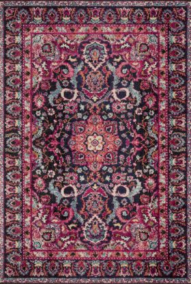 Loloi Nadia NN-06 MIDNIGHT / PINK 10'-0" x 14'-0"