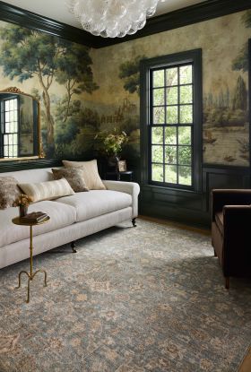 Chris Loves Julia X Loloi Palma PLM-05 Blue / Natural