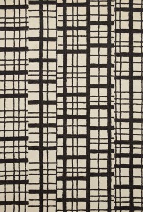 Chris Loves Julia X Loloi Polly POL-02 Black / Ivory