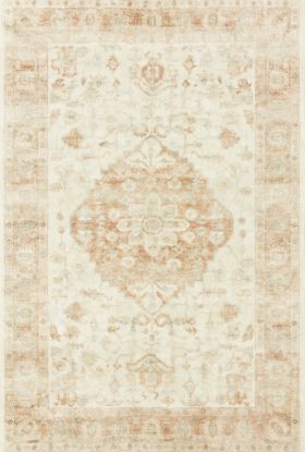 Loloi Rosette ROS-03 IVORY / TERRACOTTA