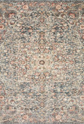 Loloi Saban SAB-02 Blue / Spice