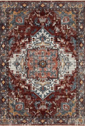 Loloi Samra SAM-10 Brick / Grey