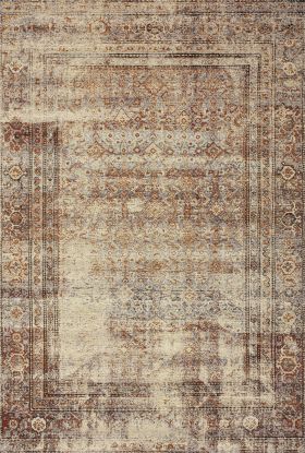 Loloi Sebastian SEB-05 NATURAL / BRICK 2'-5" x 4'