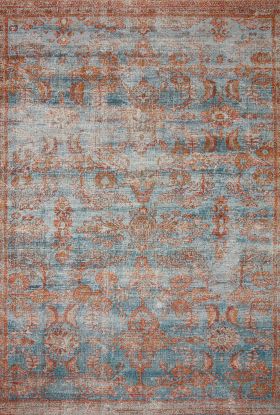 Loloi Sebastian SEB-07 Ocean / Spice 2'-5" x 4'