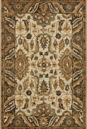 Loloi Victoria VK-02 IVORY / DK TAUPE