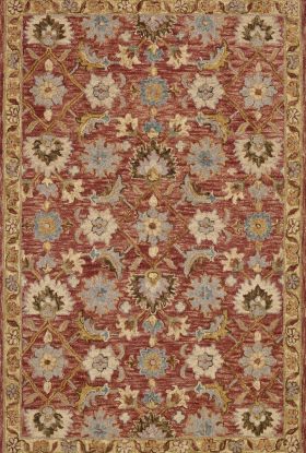 Loloi Victoria VK-09 TERRACOTTA / GOLD