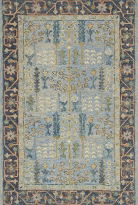 Loloi Victoria VK-12 LT BLUE / DK BLUE