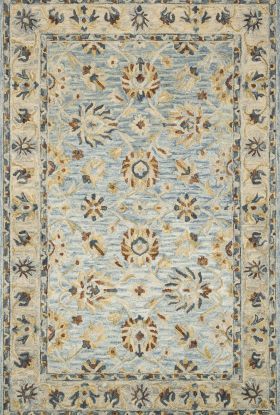 Loloi Victoria VK-18 LT. BLUE / NATURAL