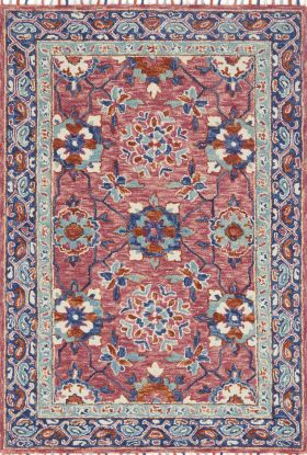 Loloi Zharah ZR-03 ROSE / DENIM