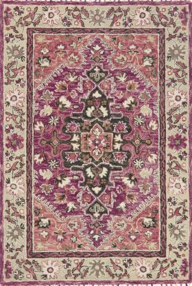 Loloi Zharah ZR-05 RASPBERRY / TAUPE