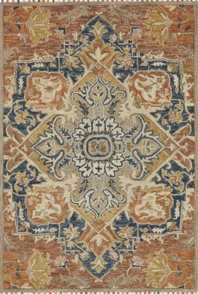 Loloi Zharah ZR-10 RUST / BLUE