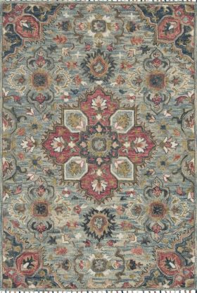 Loloi Zharah ZR-13 LIGHT BLUE / MULTI