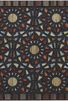 Mohawk Doorscapes Mat Entranced Mosaic Multi 1'6" x 2'6"