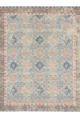 Karastan Rugs Zula Hazega Blue/Rose