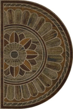 Mohawk Ornamental Entry Mat Boardwalk Path Chestnut 2'0" x 3'0"