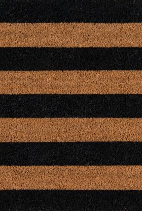 Erin Gates Park Par-2 Stripe Black 1'6" x 2'6"
