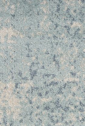 Nourison Home Astra Machine Washable Blue Ivory