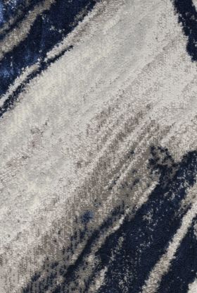 Nourison Home Brushstrokes Grey/Navy