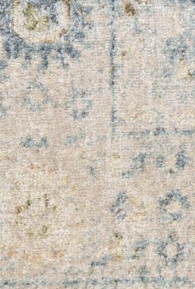Nourison Home Astra Machine Washable Teal Beige