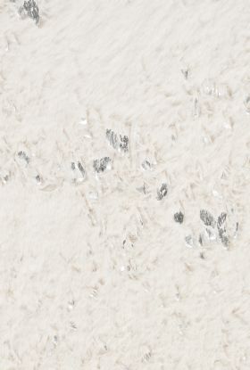 Nourison Home Cozy Shimmer Ivory Silver