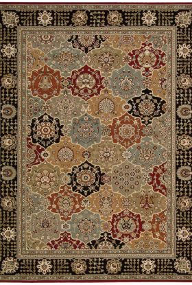 Nourison Home Persian Crown Black 5'3" x 7'4"