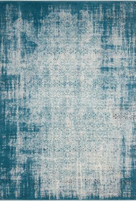 Nourison Home Karma Ivory/Blue 3'9" x 5'9"