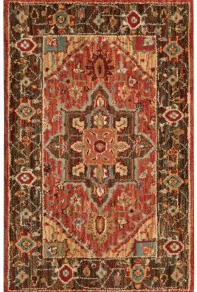Nourison Home Living Treasures Rust 2'6" x 4'3"