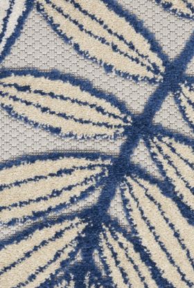 Nourison Home Aloha Ivory/Navy