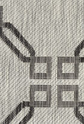 Nourison Home Country Side Ivory/Charcoal 5'3" x Round