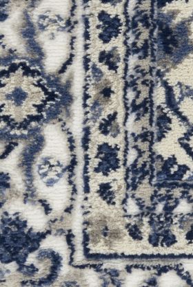 Nourison Home Cyrus Ivory/Navy 2'2" x 7'6" Runner