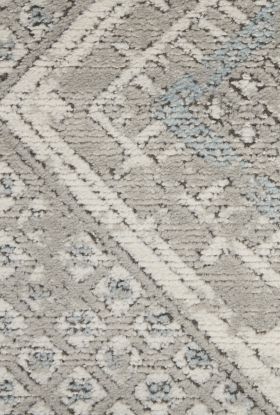Nourison Home Quarry Grey/Ivory/Blue 6'7" x 9'6"