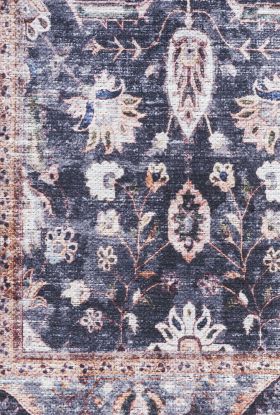 Nourison Home Grand Washables Navy Ivory