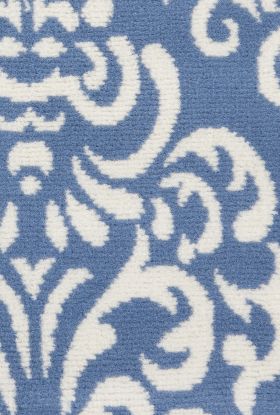 Nourison Home Grafix Blue 5'3" x Round