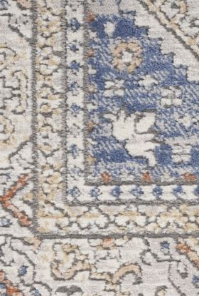 Nicole Curtis Series 4 Grey/Blue 2' x 3'