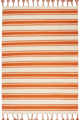Nourison Home Rio Vista Ivory/Orange 5' x 7'6"