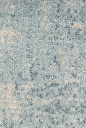 Nourison Home Astra Machine Washable Blue Ivory