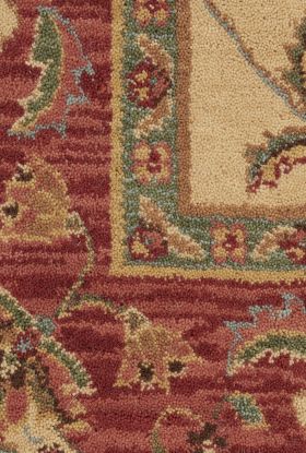 Nourison Home Living Treasures Ivory/Red 5'6" x 8'3"
