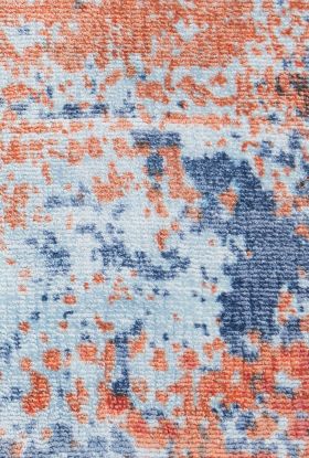 Nourison Home Safari Dreams Blue Brick 3'9" x 5'9"