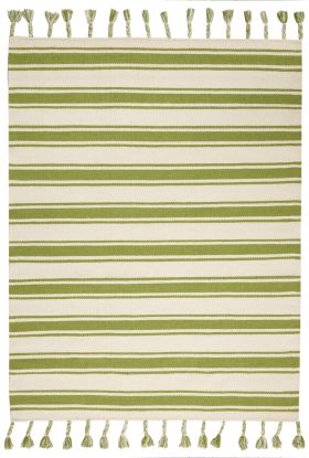 Nourison Home Rio Vista Ivory/Green 5' x 7'6"